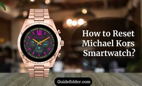 michael kors smart watch screen frozen black|How to Reset Michael Kors Smartwatch: Step.